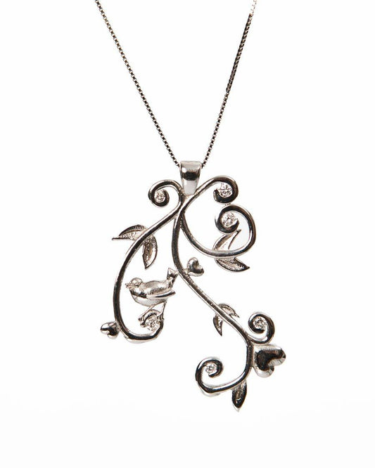 Botanical -Willow Necklace 9ct