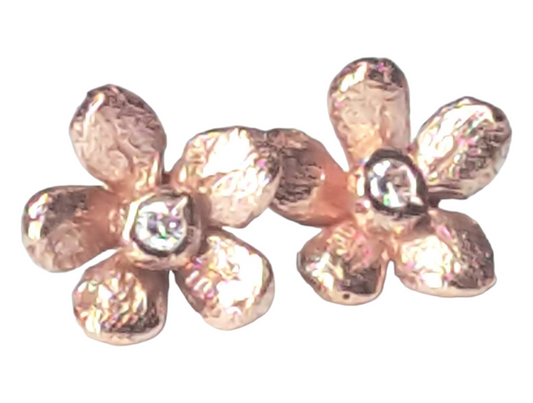 Botanical - Blossom Stud Earrings- 9ct gold, made2order