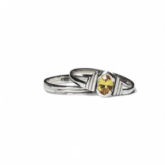 Art Deco Band Ring - 9ct white gold