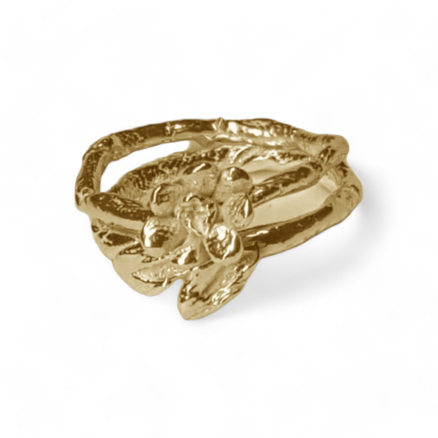 Botanical - Blossom flower Stacker rings - 9ct gold, made2order